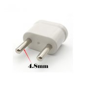 Conector Adaptador de 220V Americano a Europeo - 1