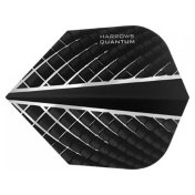  Plumas Harrows Darts Flights Quantum Black Standard   - 2