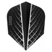  Plumas Harrows Darts Flights Quantum Black Standard   - 1