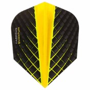  Plumas Harrows Darts Flights Quantum Yellow Standard  - 2