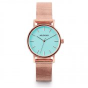 Reloj Mr. Boho 15M-CP6 Mini Aqua Blue Metalic 26mm - 1