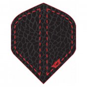  Plumas Bull's Darts Powerflite Leatherstyle Black  - 1