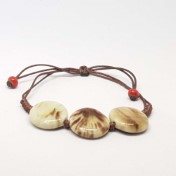 Pulsera Detalles 3 Piedra Porcelana  - 2
