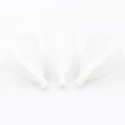  Plumas Flights Darts Cuesoul Tero AK4 Blanca Kite  - 3
