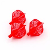  Plumas Flights Darts Cuesoul Tero  AK4 Rojo Logo Standard  - 2