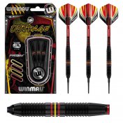 Dardos Winmau Darts Outrage 18gr Brass Black - 2