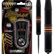  Dardos Winmau Darts Outrage 20g Brass Black  - 2