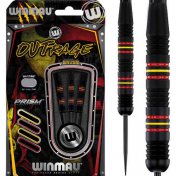  Dardos Winmau Darts Outrage 21g Brass Black  - 2