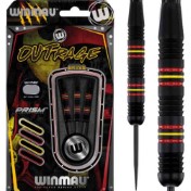  Dardos Winmau Darts Outrage 21g Brass Black  - 3