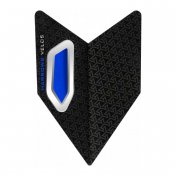  Plumas Harrows Darts Flights Velos  Dark Blue Logo 