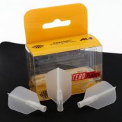  Plumas Flights Darts Cuesoul Tero AK4 Clear Slim   - 2