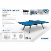 Ping Pong Enebe New Zeta Garden con red metalica (Antivandálica) - 4
