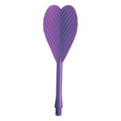  Plumas Aleta HT 25 Unidades Morada  - 2