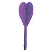  Plumas Aleta HT 25 Unidades Morada  - 1