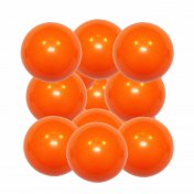Pack Bola futbolin Superdura Naranja 36g gramos 34mm 12 unidades - 1