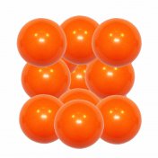 Pack Bola futbolin Superdura Naranja 36g gramos 34mm 12 unidades - 1