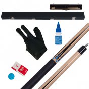 Pack Taco Billar Americano Atenas Taco + Funda + Repuestos - 1