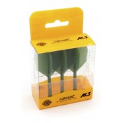 Plumas Cuesoul Flights AK5 Shape Verde Oscuro S - 3