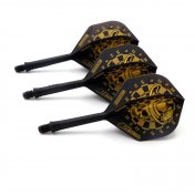  Plumas Cuesoul Flights AK5 Standard M Dartsboard Black Yellow 