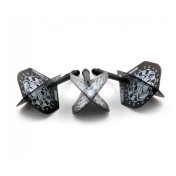  Plumas Cuesoul Flights AK5 Standard M Dartsboard Black White  - 2