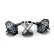  Plumas Cuesoul Flights AK5 Standard M Dartsboard Black White  - 3