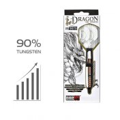 Dardos One80 VHD Darts Dragon Fire Dragon 90% 18g - 3