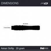 Dardos Red Dragon Askari 90% 22g - 7