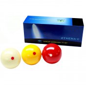 Juego Bolas Cyclop Carom Athena Pro Ball Set 61.5mm 1 Set 3 Bolas - 1