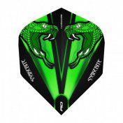  Plumas Flights Red Dragon Green Snakebite Trans. Stan. 1 Set 3 Unit  - 1