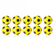 Bola Futbolin Robertson Amarilla Negra 24gr 35mm 10unid - 1