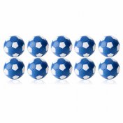 Bola Futbolin Robertson Azul Blanco 24gr 35mm 10 unid