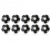 Bola Futbolin Robertson Negra Gris 24gr 35mm 10 unid - 1