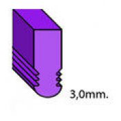 Junquillo Billar Sam Morado 2.9mm 1m