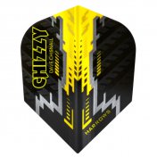  Plumas Harrows Darts Flights Prime Chizzy Black Yellow  - 2