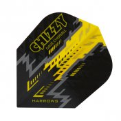 Plumas Harrows Darts Flights Prime Chizzy Black Yellow  - 1