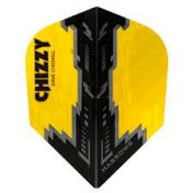  Plumas Harrows Darts Flights Prime Chizzy Yellow Black  - 2