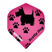 Plumas Winmau Darts Mega Standard Scotty Dog Pink  - 1