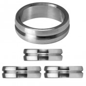 Mission F-Lock Titanium Silver Rings 3 Uni. - 2