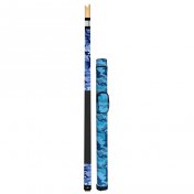 Taco Billar Americano Shooter Army Azul Pool Cue + Tubo nº1 19oz - 1