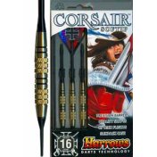 Dardos  Harrows Corsair Black 16g - 2