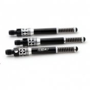  Cañas Shaft Cuesoul Tero Flights aluminum Black A 25mm  - 5