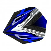  Plumas Harrows Darts Flights Prime Blue Black   - 2