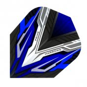  Plumas Harrows Darts Flights Prime Blue Black  