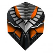  Plumas Harrows Darts Flights Avanti Orange  - 2