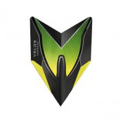  Plumas Harrows Darts Flights Velos Green Yellow  - 2