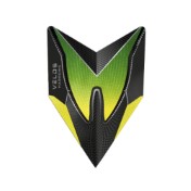  Plumas Harrows Darts Flights Velos Green Yellow  - 3