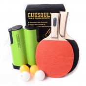 Pack Cuesoul 2 palas + 3 bolas + Red Retractil - 1