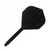 Plumas Condor Axe Standard Negro L 33.5m 3 Uds. - 1