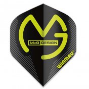 Winmau Darts Michael Van Gerwen Mega Std Black Logo MVG