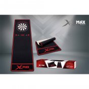  Protector Suelo Dart Mat XQmax Sports Black Red Dartboard 180  - 5